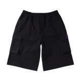 rip stop cargo shorts black