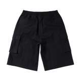 rip stop cargo shorts black
