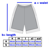 reversible court short - black/fuchsia