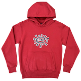 crimson @sun hoodie