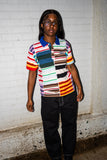 educated patchwork polo