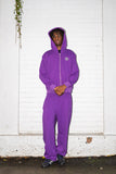 premium no cuff jogger - purple