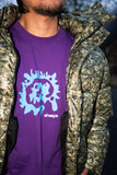 @ splatter t-shirt - purple