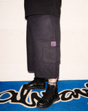 rip stop cargo shorts black