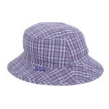 reversible bucket hat - denim / plaid