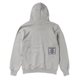 flower trail hoodie - grey