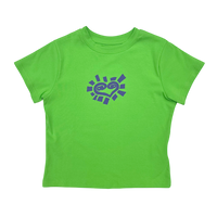 baby he@rt tshirt - green