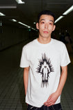 electric man tshirt - white