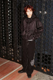 nylon bandemic jacket - black