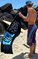 AI board shorts - purple/blue