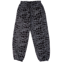 relaxed jogger - black croc