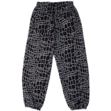 relaxed jogger - black croc