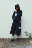 3 @ jogger shorts - black