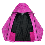 dotted bandemic jacket - fuchsia