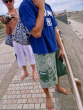 A.I boardshorts - green leaf