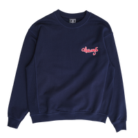 panelled always crewneck - navy