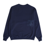 panelled always crewneck - navy
