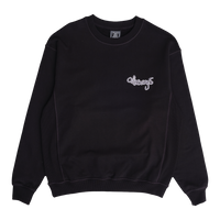 panelled always crewneck - black