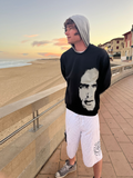 the king cotton crewneck - black