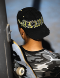 goth cap - black / yellow
