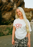 red @sun tee - grey