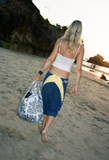 white silver @sun ripstop bag