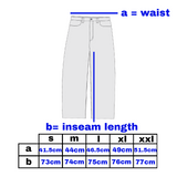 waza jeans - washed black