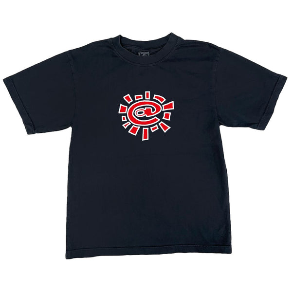 red @sun tshirt - black