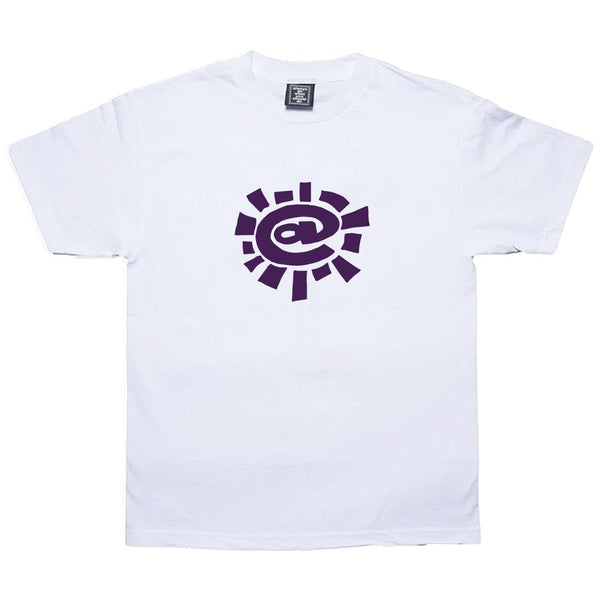 purple @sun tshirt - white