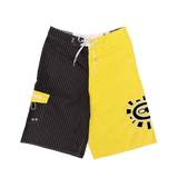 A.I boardshorts - 50/50 pinstripe yellow/black