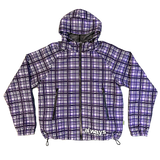 purple plaid bandemic jacket