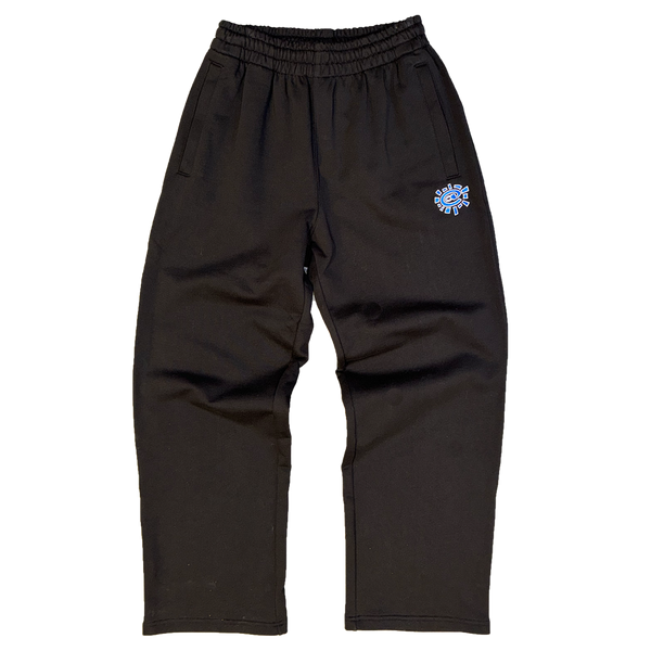 premium no cuff jogger black