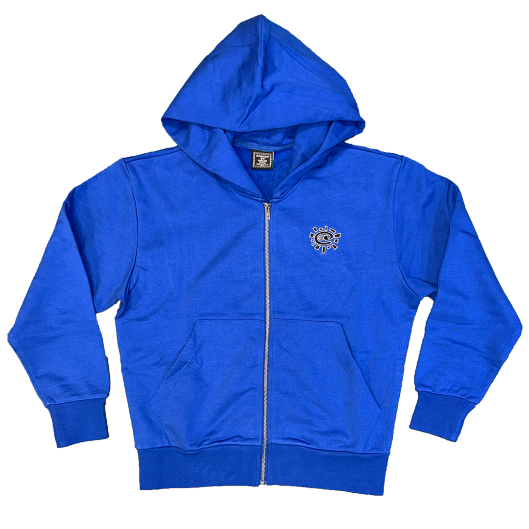 スケートボード always do what you should do zip hoodie premium zip up hoodie - blue – always do what you should do
