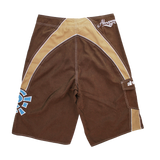 AI board shorts - brown / blue