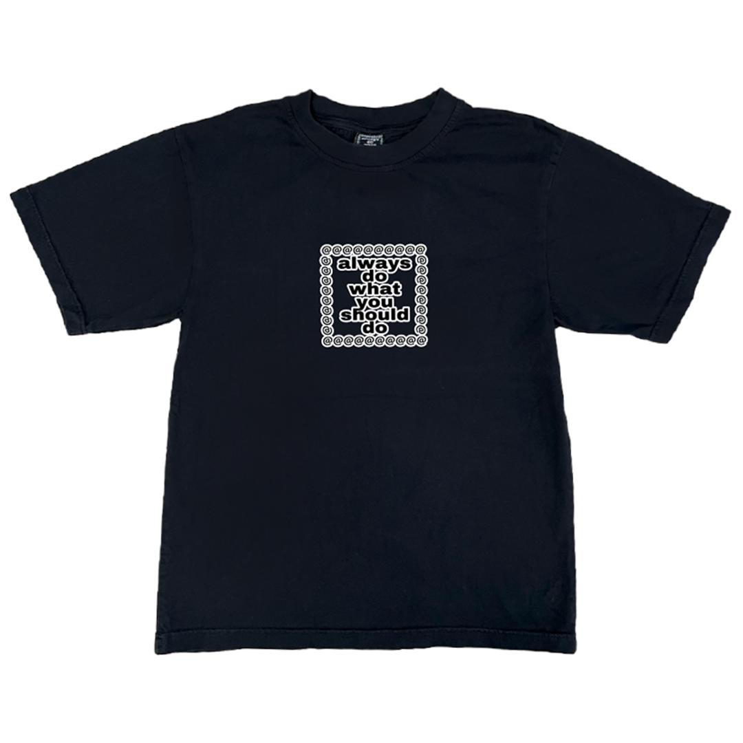 adwysd core tshirt - black – always do what you should do