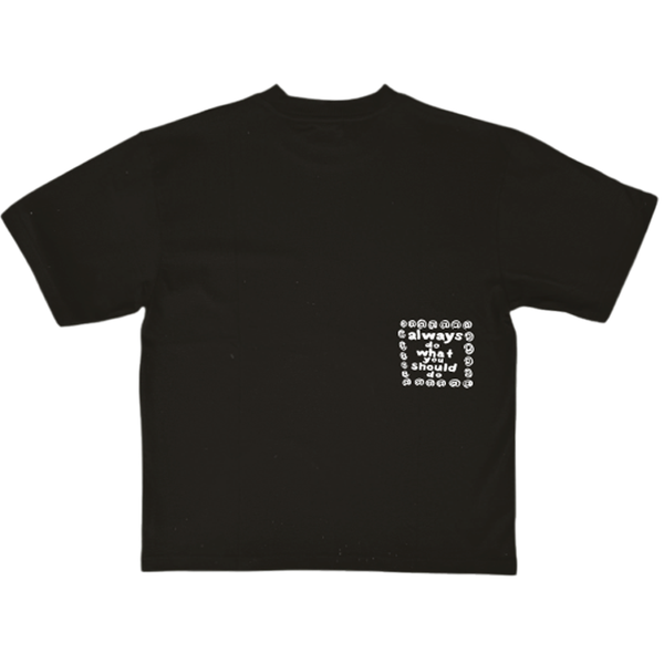 always do tshirt - black – always do what you should do always do tshirt - black – always do what you should do