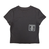 he@rt sun baby tee - black