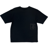 3D tripple@ tee - black