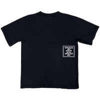 zach logo tshirt - black