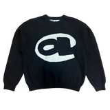aye knitted jumper - black