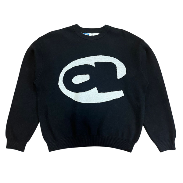 aye knitted jumper - black