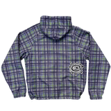 plaid bandemic jacket - green / navy