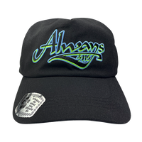 script logo cap - black