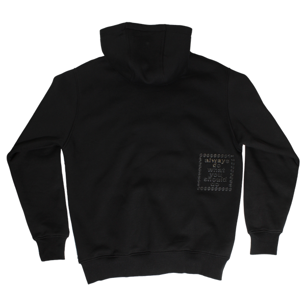flight zip up hoodie - black – always do what you should do flight zip up hoodie - black – always do what you should do