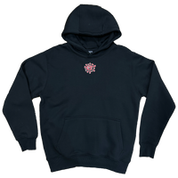 small embroidered @sun hoodie black