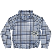 plaid bandemic jacket - blue / grey – always do what you should do