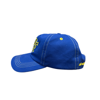 yellow @sun canvas cap - blue