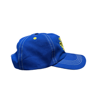 yellow @sun canvas cap - blue