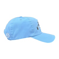 script logo nylon cap - blue