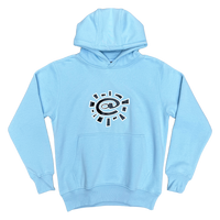 powder blue @sun hoodie